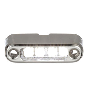 Attwood White LED Micro Light wStainless Steel Bezel  Vertical Mount