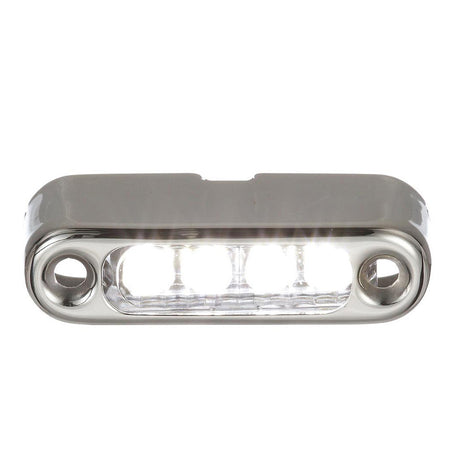 Attwood White LED Micro Light wStainless Steel Bezel  Vertical Mount