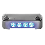 Attwood Blue LED Micro Light wStainless Steel Bezel  Vertical Mount