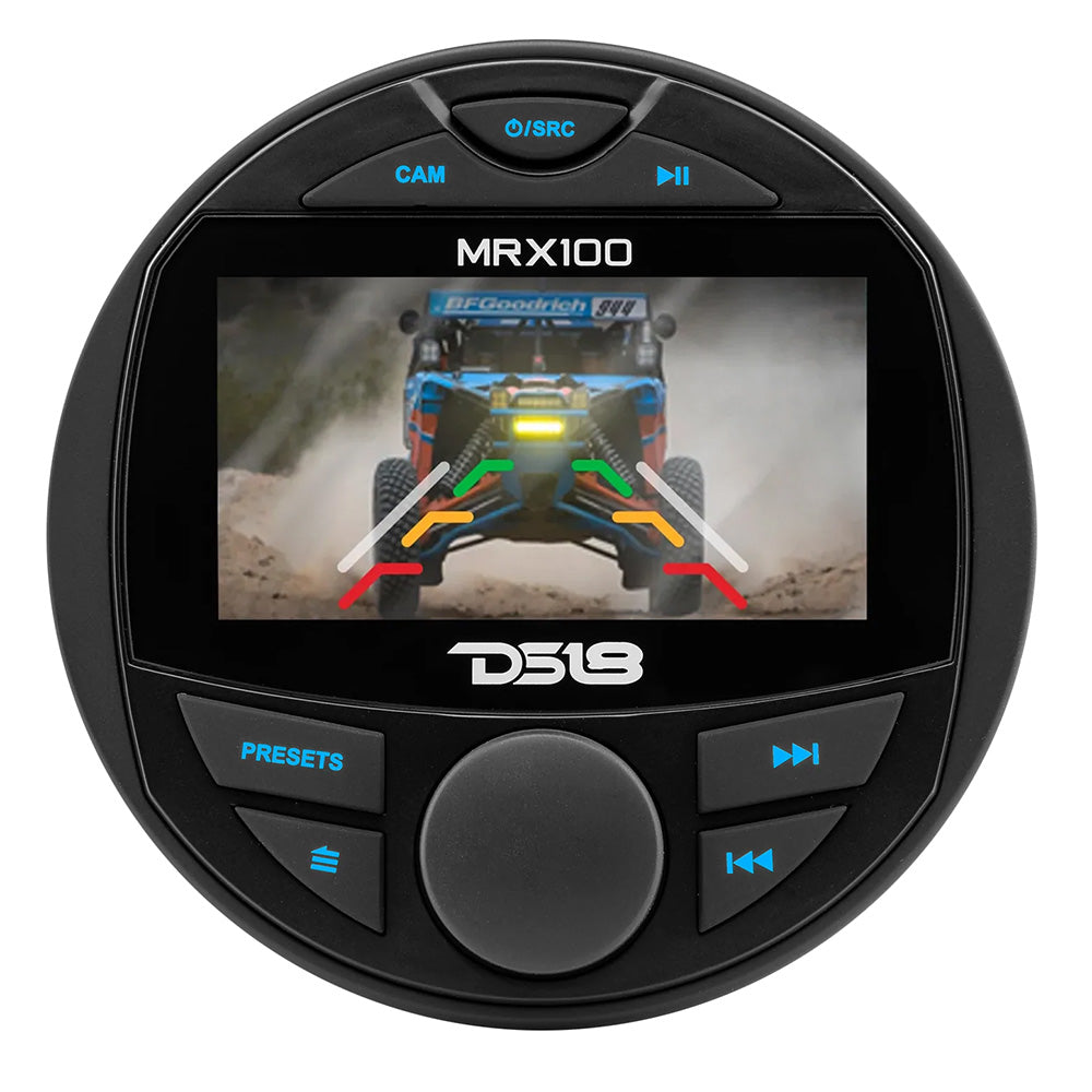 DS18 MRX100 2 Zone Marine Head Unit wTFT LCD Screen  4x50 Watts Max