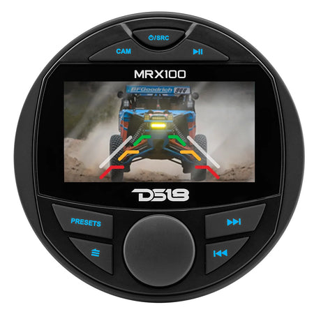 DS18 MRX100 2 Zone Marine Head Unit wTFT LCD Screen  4x50 Watts Max