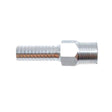 Attwood Universal Aluminum Fuel Hose Fitting  38 NPT x 38 Barb
