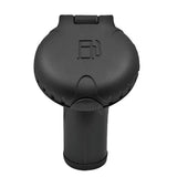 Attwood Deck Fill fCarbon Canister System  Angled Body  Scalloped Black Plastic Cap