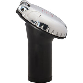 Attwood Deck Fill fCarbon Canister System  Angled Body  Scalloped Stainless Steel Cap