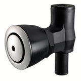 Attwood 90 PTrap Fuel Tank Vent  Flush Mount  Black wStainless Steel Vent Head