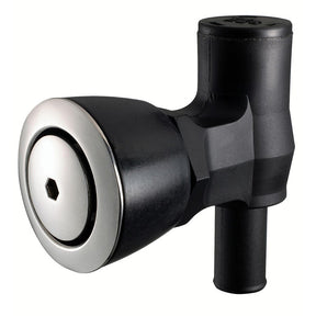 Attwood 90 PTrap Fuel Tank Vent  Flush Mount  Black wStainless Steel Vent Head