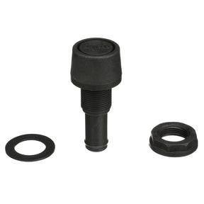 Attwood Straight Fuel Vent  Black Polypropylene