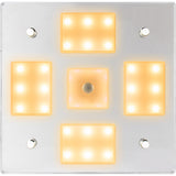 SeaDog Square LED Mirror Light wOnOff Dimmer  White  Blue