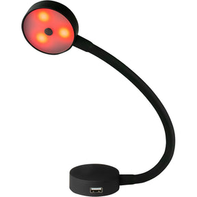 SeaDog LED Flex Neck DayNight Light wUSB Socket  Red  White Light