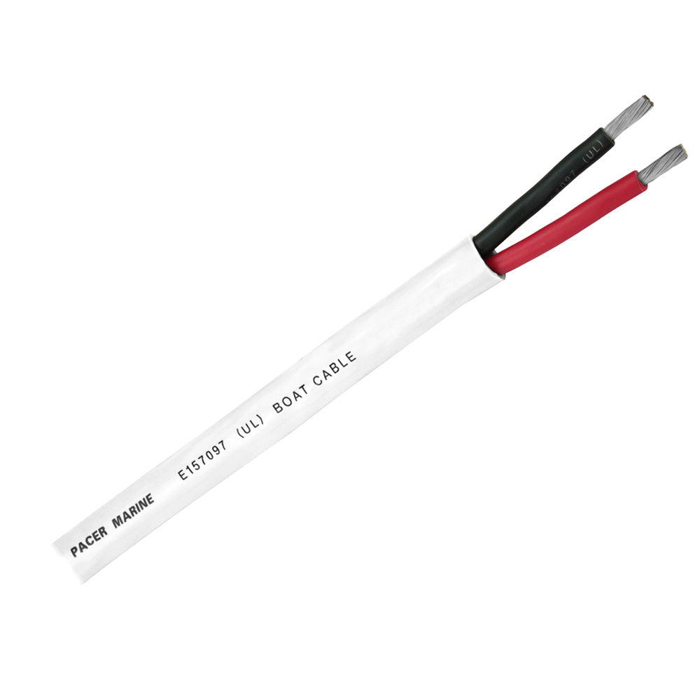 Pacer Duplex 2 Conductor Cable  100  122 AWG  Round Cable  Red Black