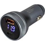 SeaDog Round USB  USBC Power Plug wVoltmeter