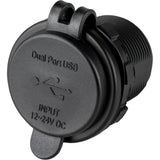 SeaDog Round Dual USB  USBC Power Socket