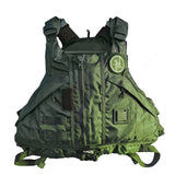First Watch AV1000 Kayak Style Duty PFD  Green  XLXXL