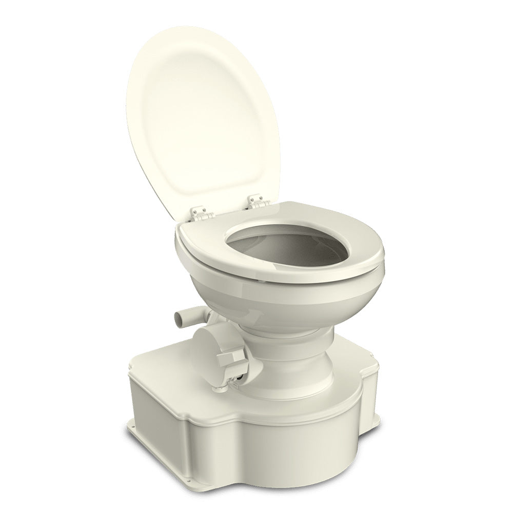 Dometic Bone M65 Marine Gravity Toilet  Elongated Seat Size wFoot Pedal