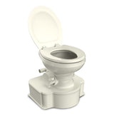 Dometic Bone M65 Marine Gravity Toilet  Elongated Seat Size wFoot Pedal