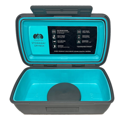 Toadfish Stowaway Dry Box wSmart Grip  Cell Phone Tray Insert