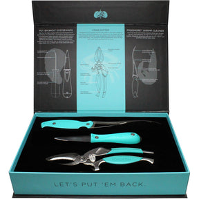 Toadfish Coastal Kitchen Collection  Oyster Knife Shrimp Cleaner  Crab Cutter