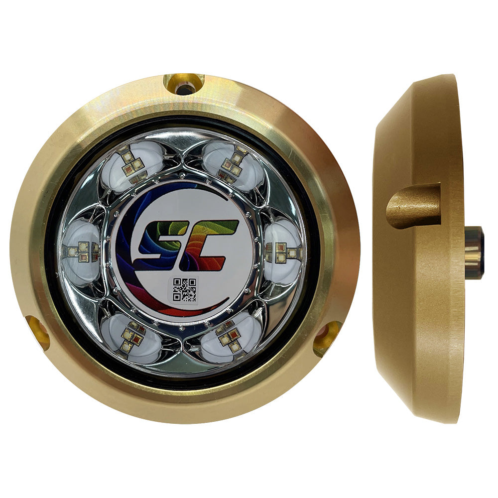 ShadowCaster SC3 Series CC Full Color Change Bronze Surface Mount Underwater Light