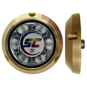 ShadowCaster SC3 Series CC Full Color Change Bronze Surface Mount Underwater Light