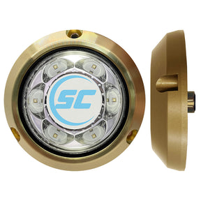 ShadowCaster SC3 Series Great White Bronze Surface Mount Underwater Light