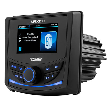 DS18 MRX150 2 Zone Marine  Powersports Head Unit w3 Color TFT Display  Bluetooth  4 x 40W