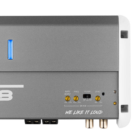 DS18 NXLM2 Full Range 2 Channel IPX5 Marine Grade Amplifier  250 x 2W  4Ohm