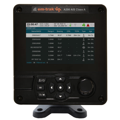 emtrak A200 Class A AIS Transceiver
