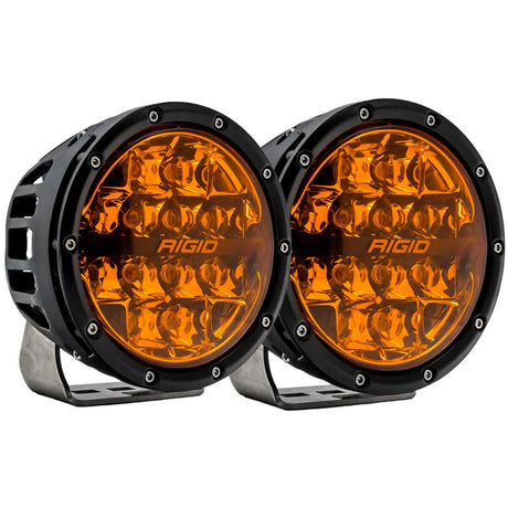 RIGID Industries 360 Series 6 Spot wAmber Pro Lens  Pair
