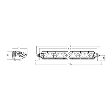 RIGID Industries SR Series 20 Spot wAmber Pro Lens