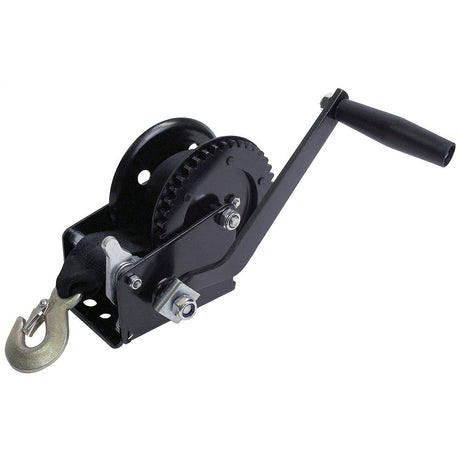Attwood 1200 lb Single Drive Winch  2 x 20 Nylon Strap