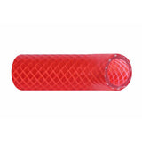 Trident Marine 58 x 50 Boxed Reinforced PVC FDA Hot Water Feed Line Hose  Drinking Water Safe  Translucent Red