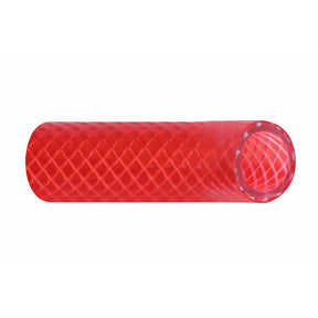 Trident Marine 58 x 50 Boxed Reinforced PVC FDA Hot Water Feed Line Hose  Drinking Water Safe  Translucent Red