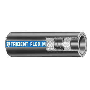 Trident Marine 114 x 50 Coil Flex Marine Wet Exhaust  Water Hose  Black