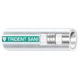 Trident Marine 112 x 50 Coil Premium Marine Sanitation Hose  White wGreen Stripe