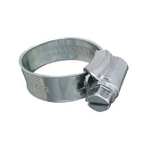 Trident Marine 316 SS NonPerforated Worm Gear Hose Clamp  38 Band  1116  112 Clamping Range  10Pack  SAE Size 16