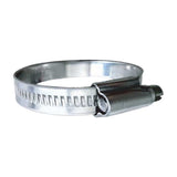 Trident Marine 316 SS NonPerforated Worm Gear Hose Clamp  1532 Band  58  1516 Clamping Range  10Pack  SAE Size 8