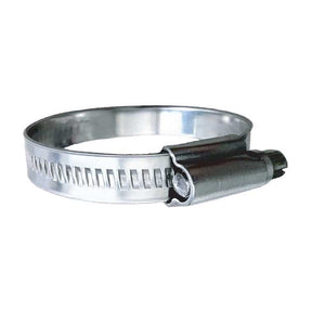 Trident Marine 316 SS NonPerforated Worm Gear Hose Clamp  1532 Band  58  1516 Clamping Range  10Pack  SAE Size 8