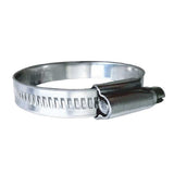 Trident Marine 316 SS NonPerforated Worm Gear Hose Clamp  1532 Band  134  214 Clamping Range  10Pack  SAE Size 28