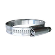Trident Marine 316 SS NonPerforated Worm Gear Hose Clamp  1532 Band  2  2916 Clamping Range  10Pack  SAE Size 32