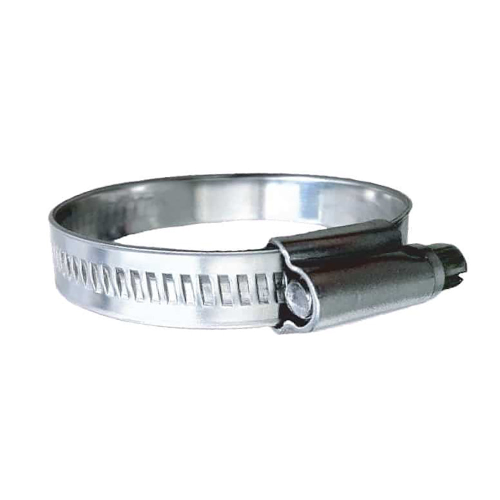 Trident Marine 316 SS NonPerforated Worm Gear Hose Clamp  1532 Band  2  2916 Clamping Range  10Pack  SAE Size 32