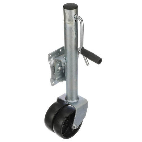 Attwood FoldUp Trailer Jack  1500 lb Capacity  Dual Wheel