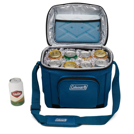 Coleman Chiller 16Can SoftSided Portable Cooler  Deep Ocean