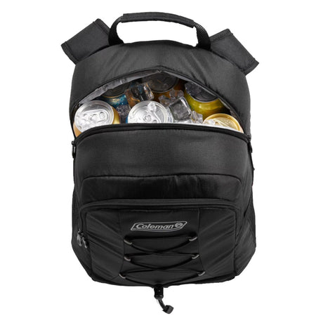 Coleman CHILLER 28Can SoftSided Backpack Cooler  Black
