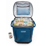 Coleman CHILLER 42Can SoftSided Portable Cooler wWheels  Deep Ocean