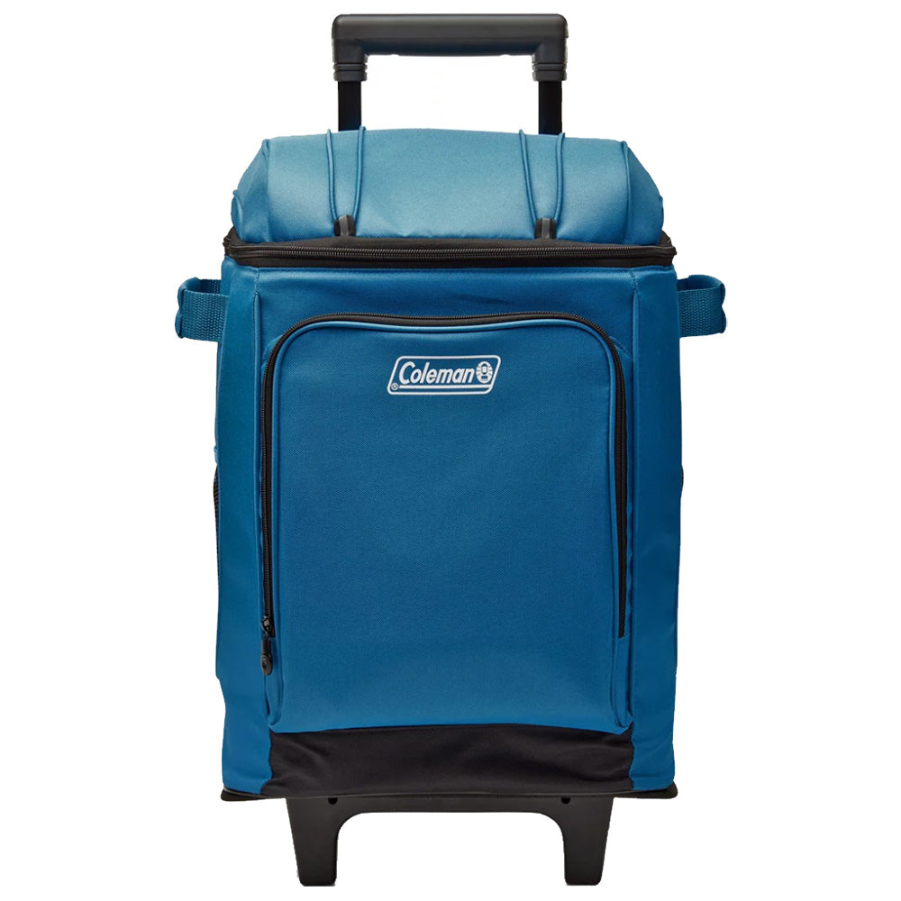 Coleman CHILLER 42Can SoftSided Portable Cooler wWheels  Deep Ocean
