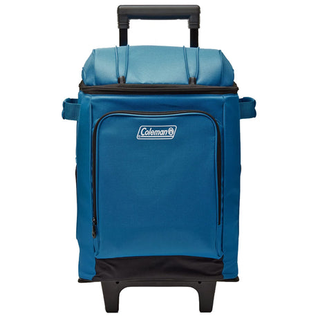 Coleman CHILLER 42Can SoftSided Portable Cooler wWheels  Deep Ocean