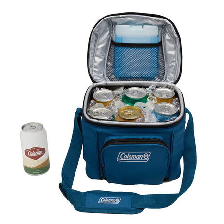 Coleman CHILLER 9Can SoftSided Portable Cooler  Deep Ocean
