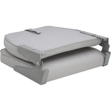 Attwood SwivlEze Low Back Padded Flip Seat  Grey