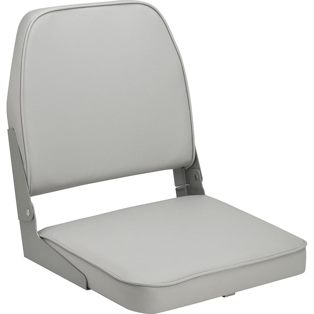 Attwood SwivlEze Low Back Padded Flip Seat  Grey