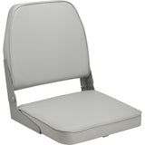 Attwood SwivlEze Low Back Padded Flip Seat  Grey